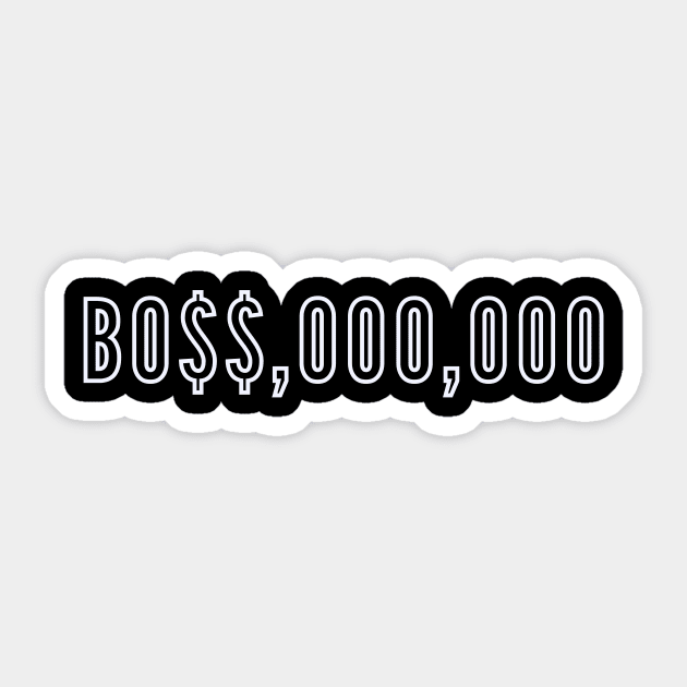 Boss Design Sticker by Artistio